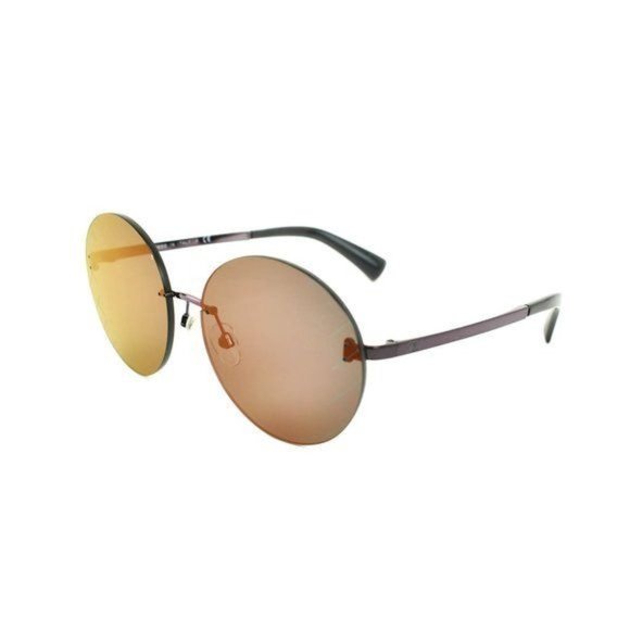 CHANEL Metallic Plum Quilted CC Logo Sunglasses km main image 4